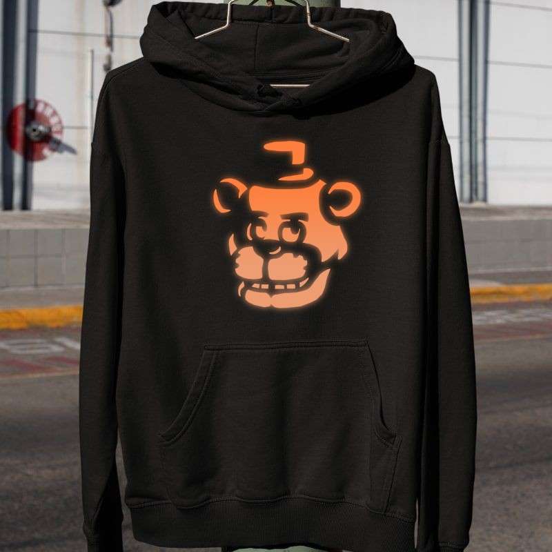 Férfi Kapucnis Pulcsi FNAF Freddy Fazbear