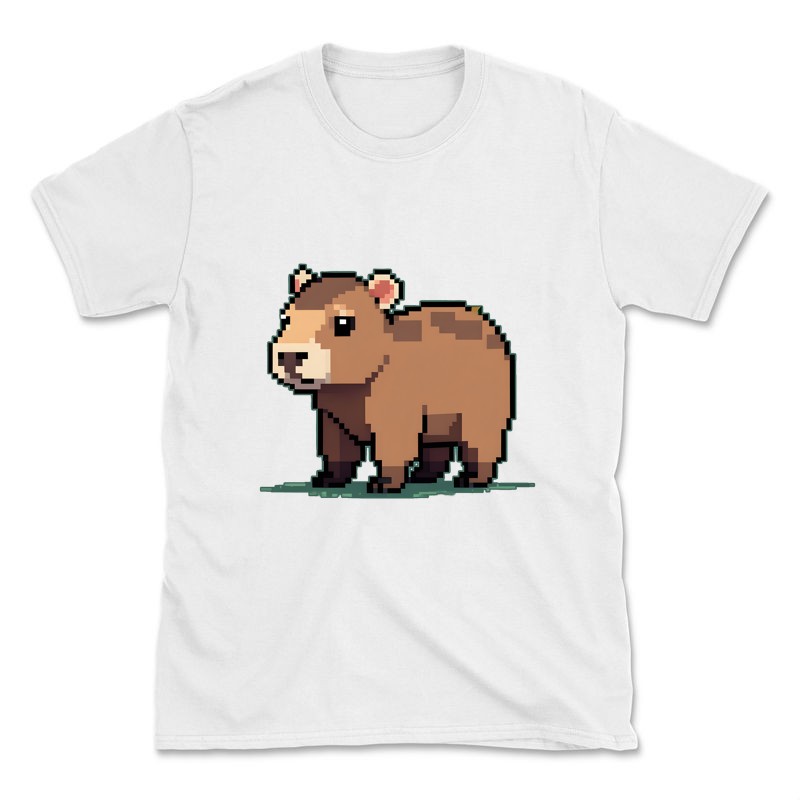 Gyerek póló Pixel capybara