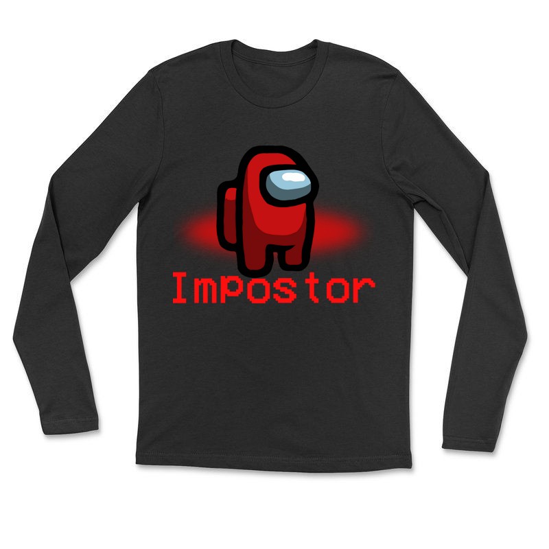 Hosszú ujjú póló (unisex) Among us impostor