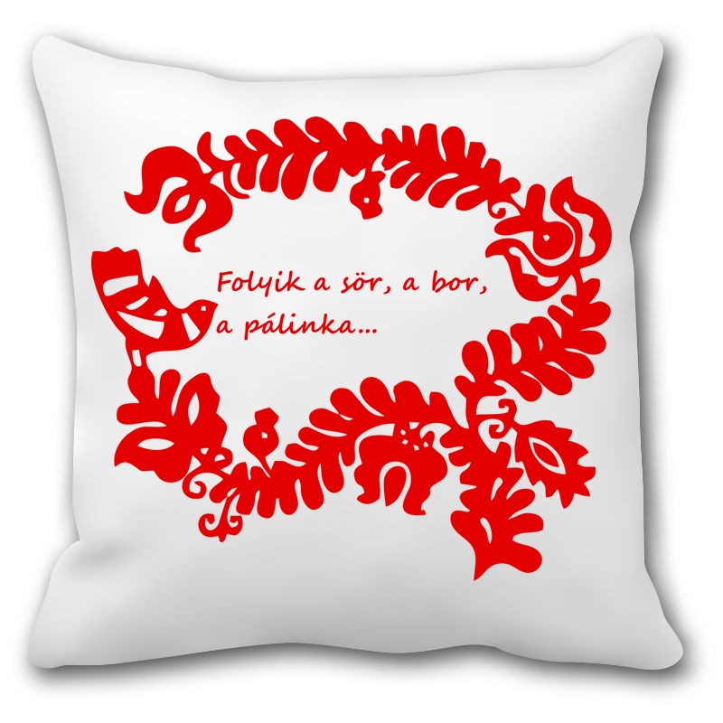 Párna Sör bor pálinka páros minta #1