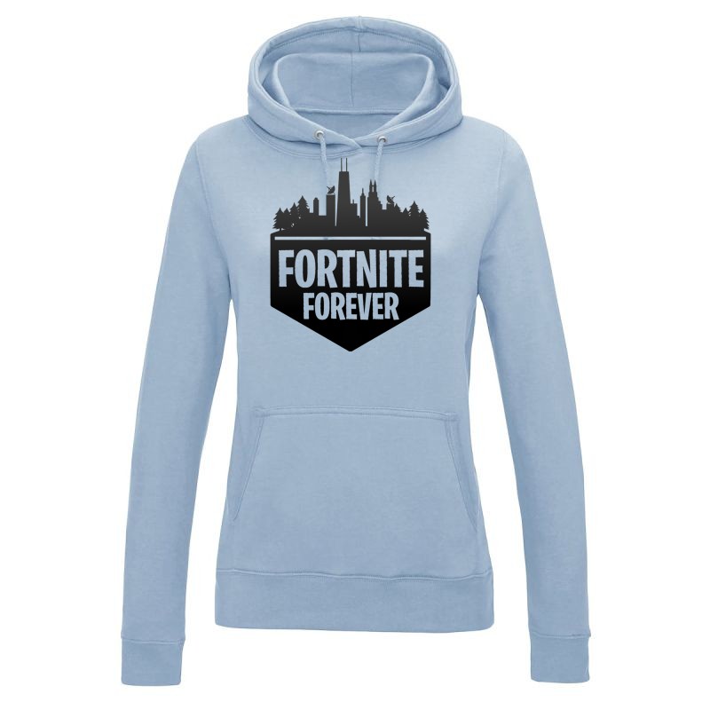 Női kapucnis pulóver Fortnite forever