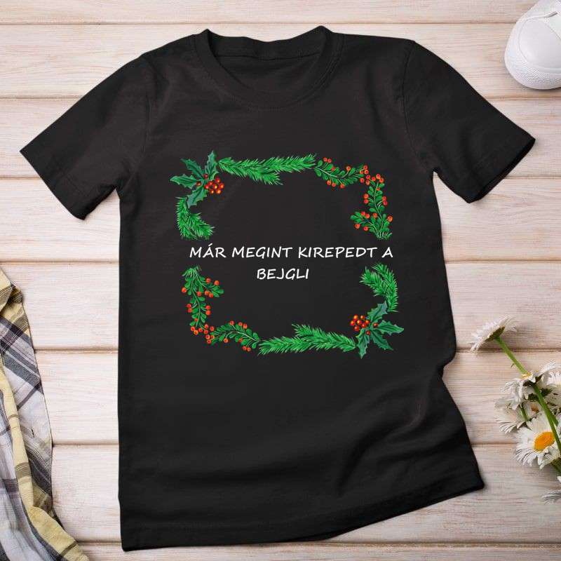 Női póló Kirepedt a bejgli