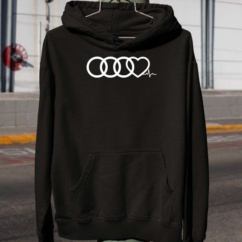 Férfi Kapucnis Pulcsi Audi love