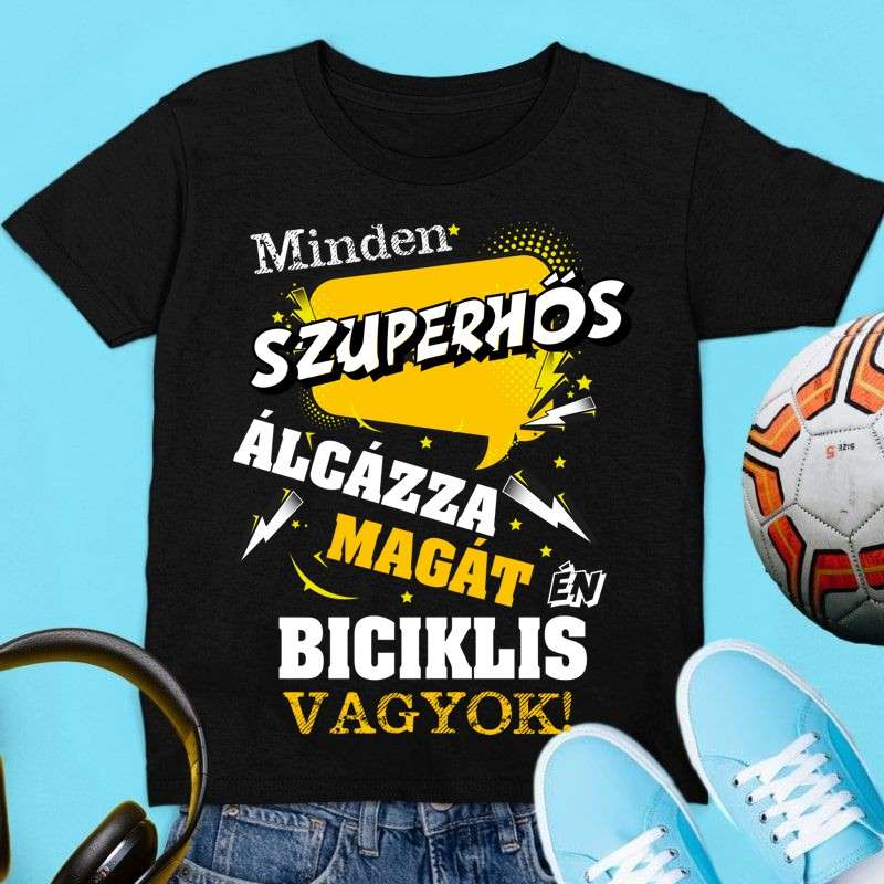 Gyerek póló BICIKLIS