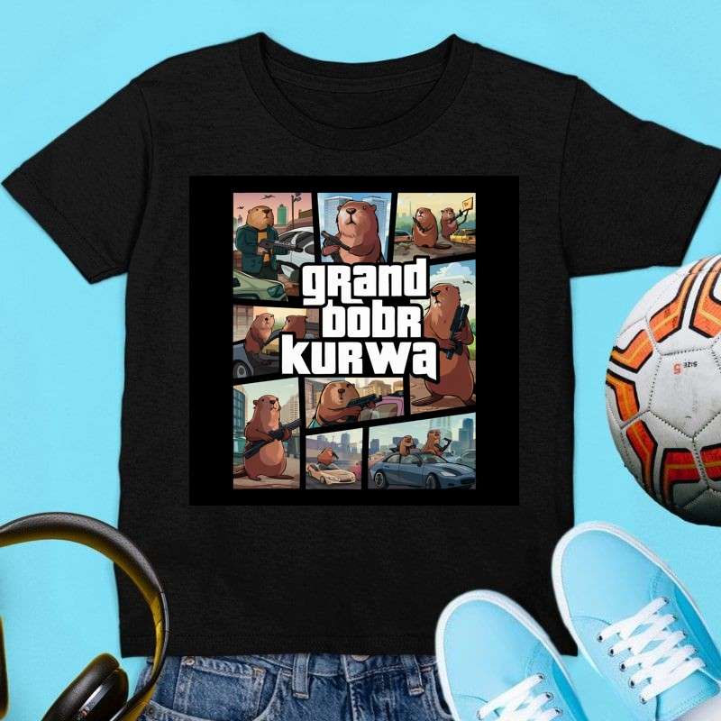 Gyerek póló Grand Bobr Kurwa