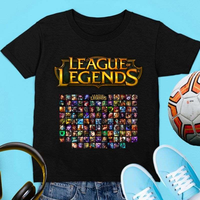 Gyerek póló LOL KARAKTEREK