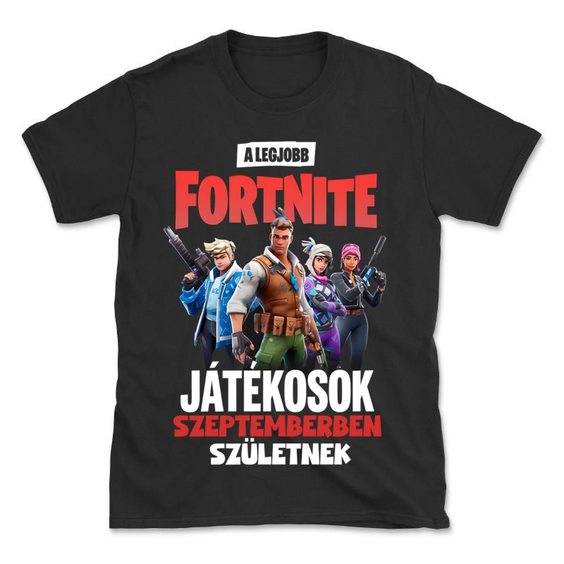 Gyerek póló Fortnite játékosok