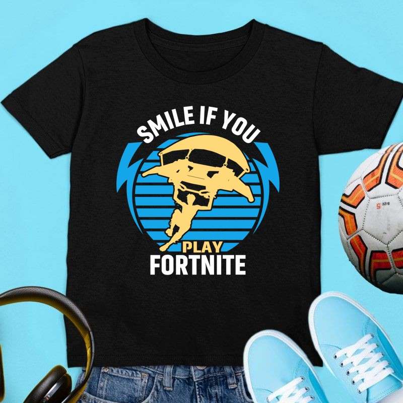 Gyerek póló Smiley fortnire