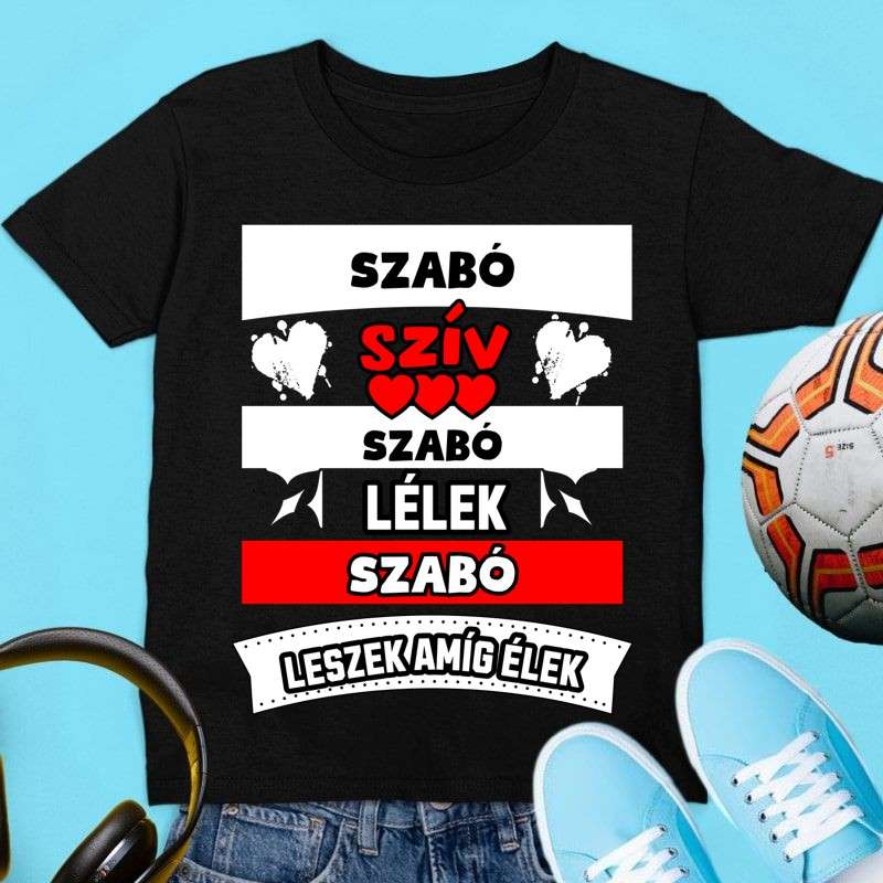 Gyerek póló SZABÓ SZÍV LÉLEK