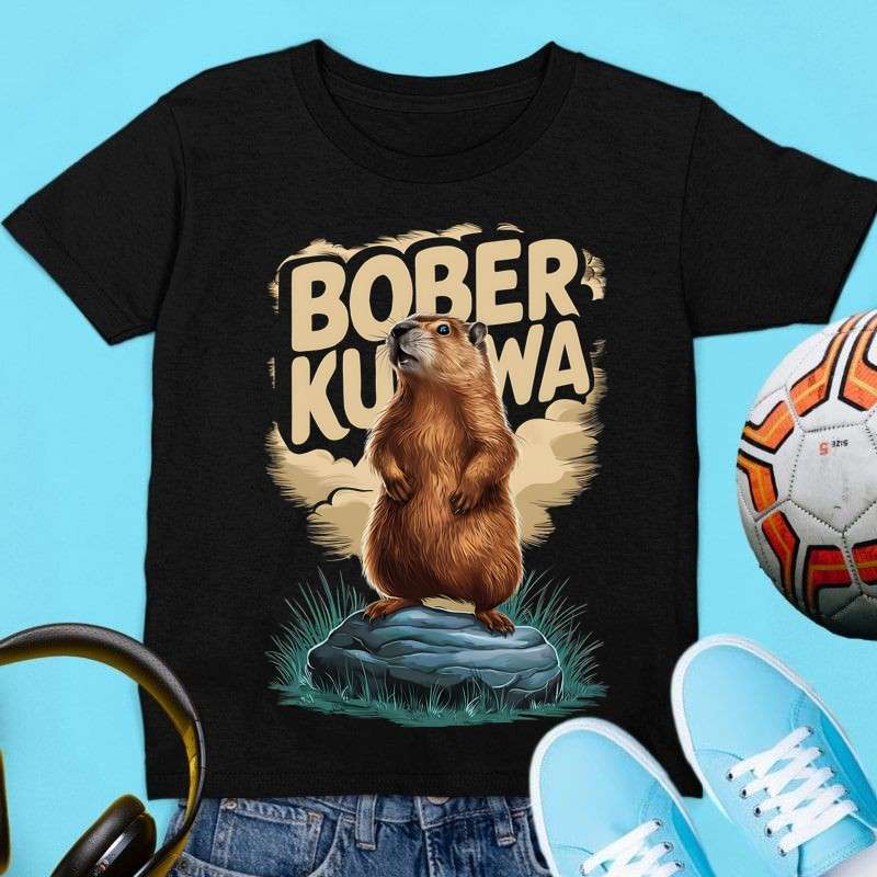 Gyerek póló Bober kurwa