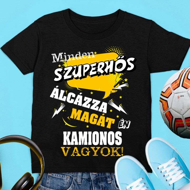 Gyerek póló KAMIONOS