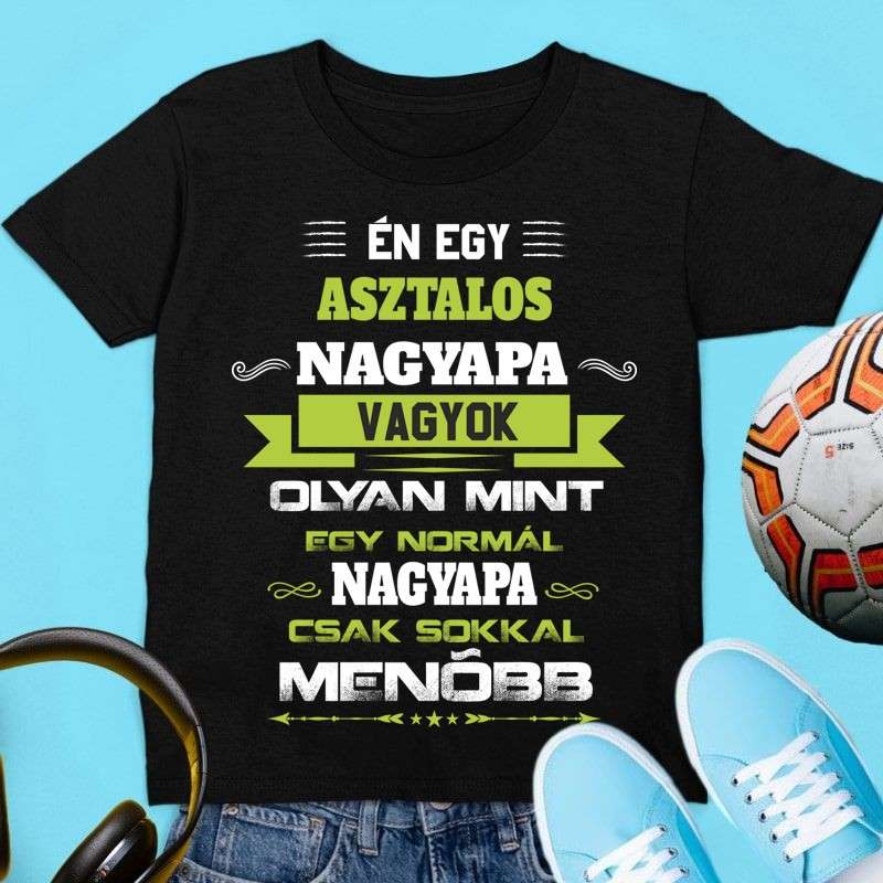 Gyerek póló Én egy asztalos papa vagyok