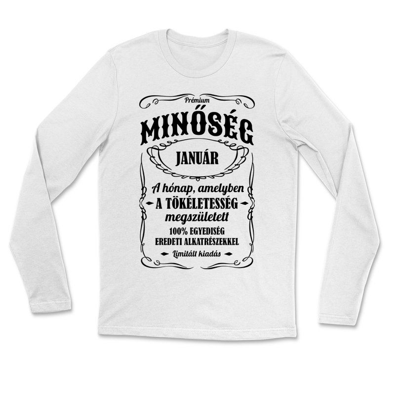 Hosszú ujjú póló (unisex) Prémium minőség