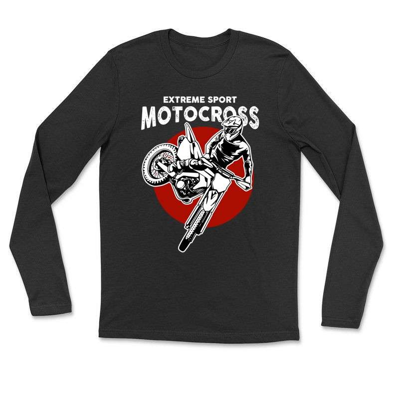 Hosszú ujjú póló (unisex) Extreme motocross