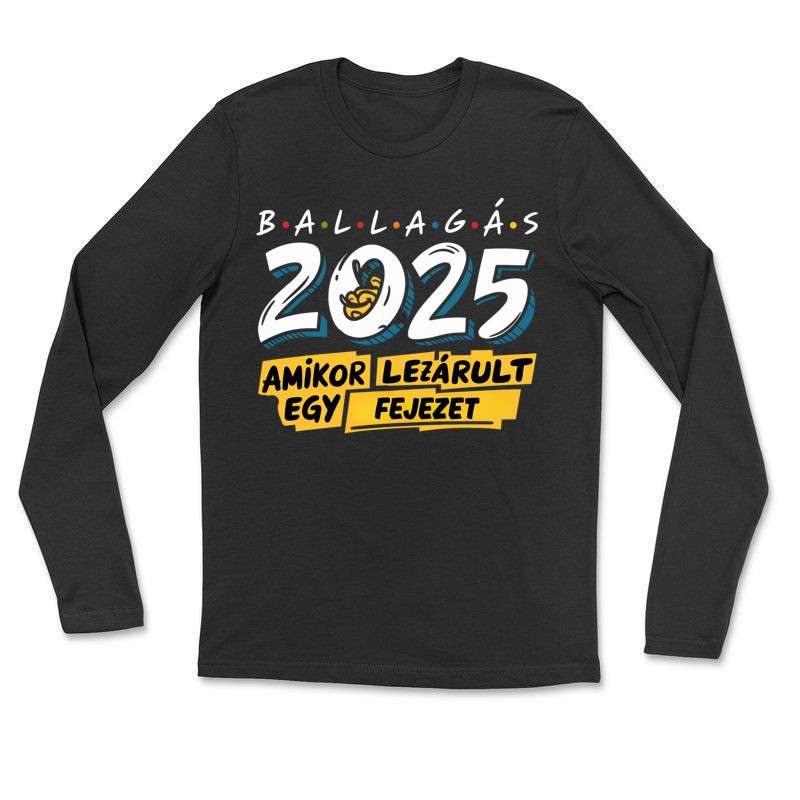 Hosszú ujjú póló (unisex) Ballagó, ballagásra