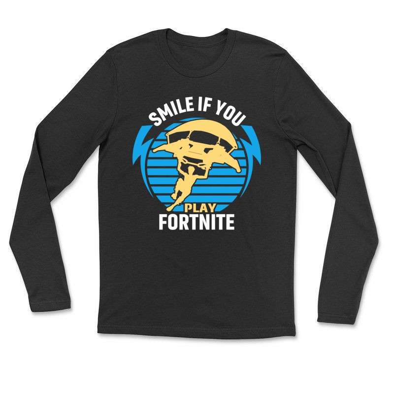 Hosszú ujjú póló (unisex) Smiley fortnire
