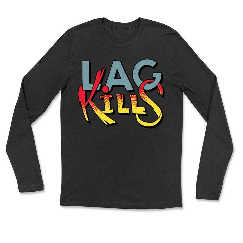 Hosszú ujjú póló (unisex) Lag kills