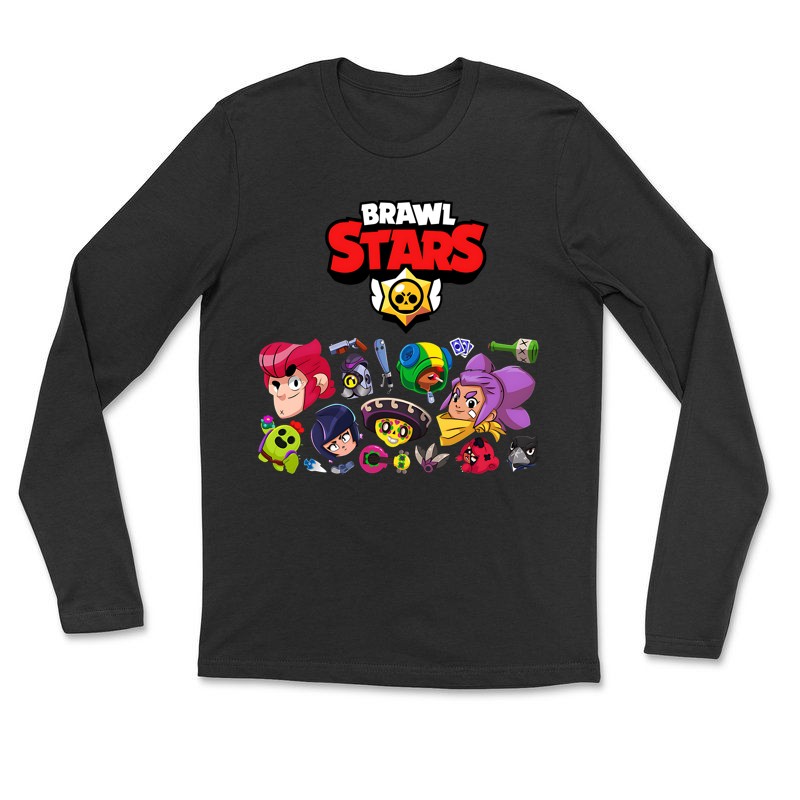 Hosszú ujjú póló (unisex) Brawl stars karakterek