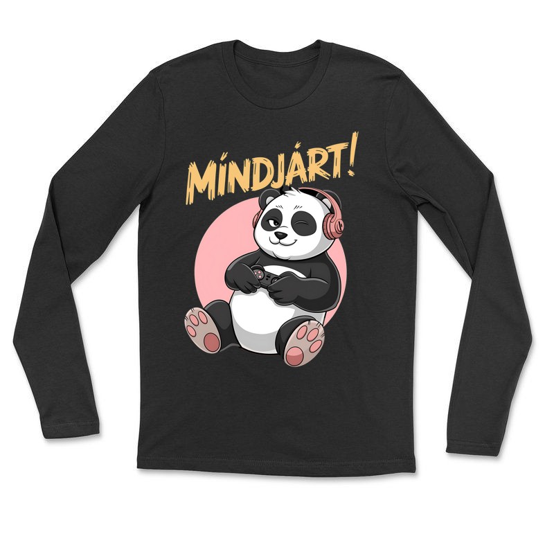 Gyerek hosszú ujjú póló Mindjárt panda