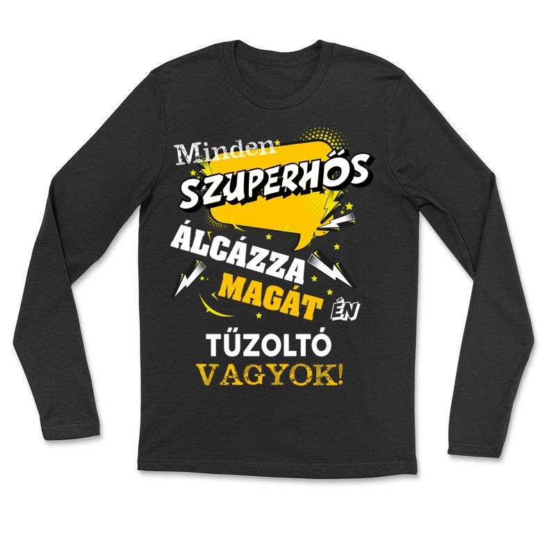 Gyerek hosszú ujjú póló TŰZOLTÓ