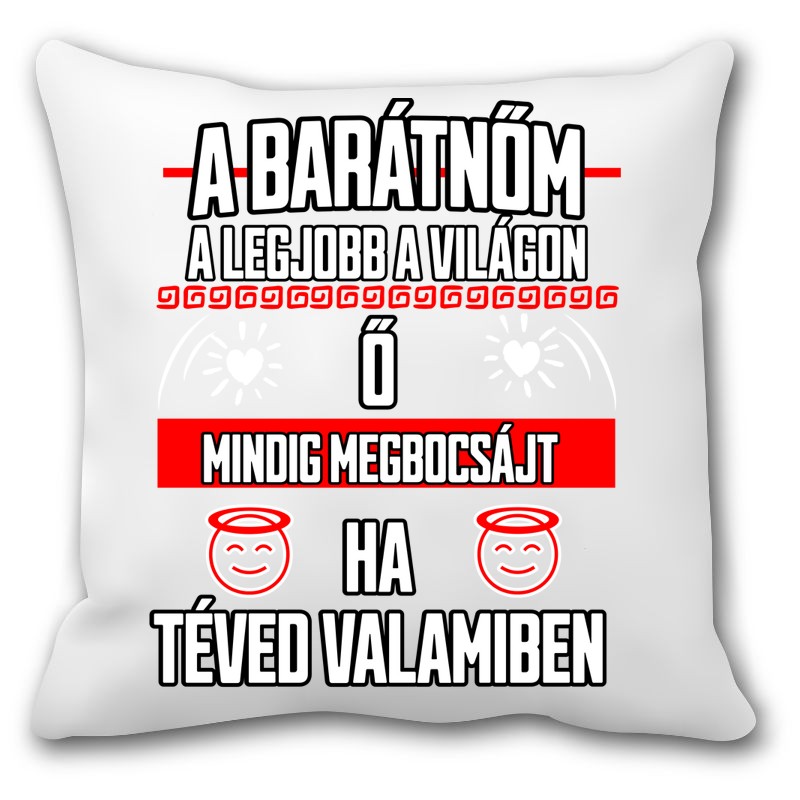 Párna A barátnőm a legjobb