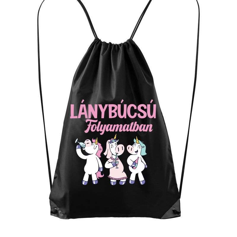 Hátizsák LÁNYBÚCSÚ folyamatban