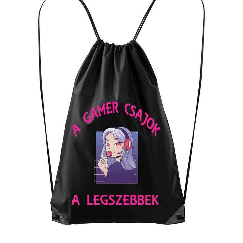 Hátizsák A gamer csajok a legszebbek