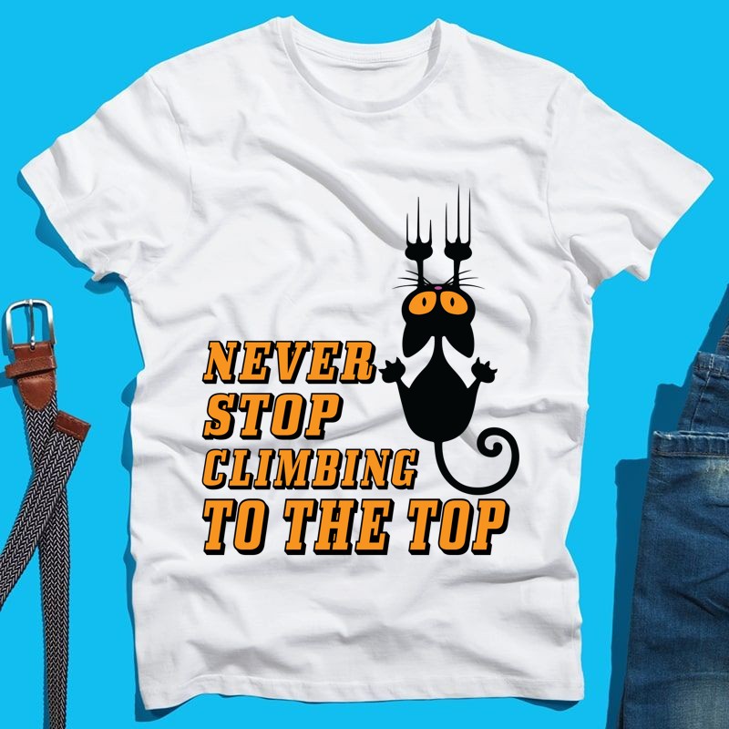 Férfi póló Never stop