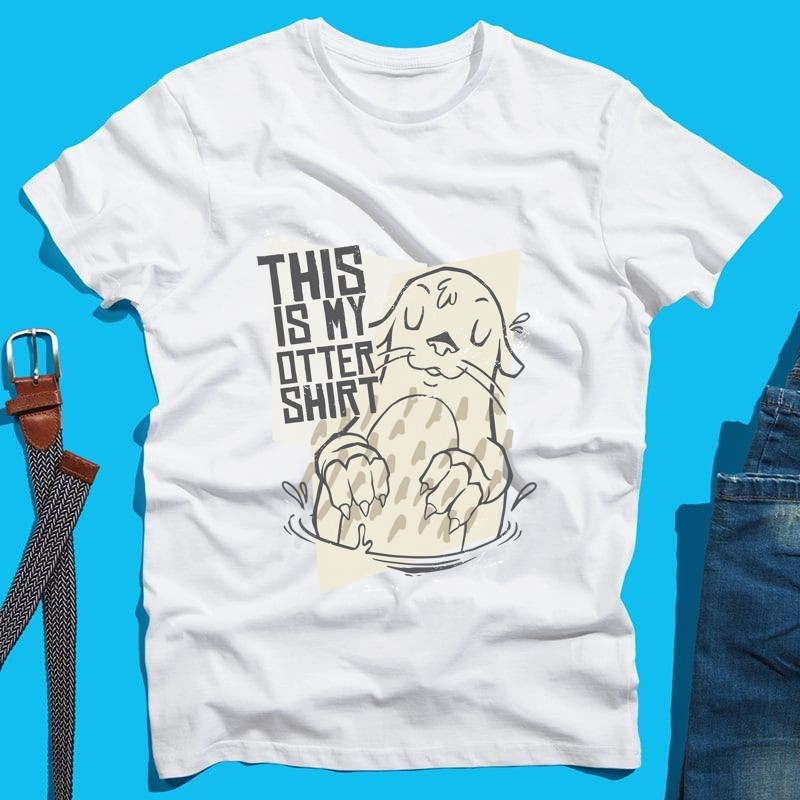Férfi póló This is my otter shirt