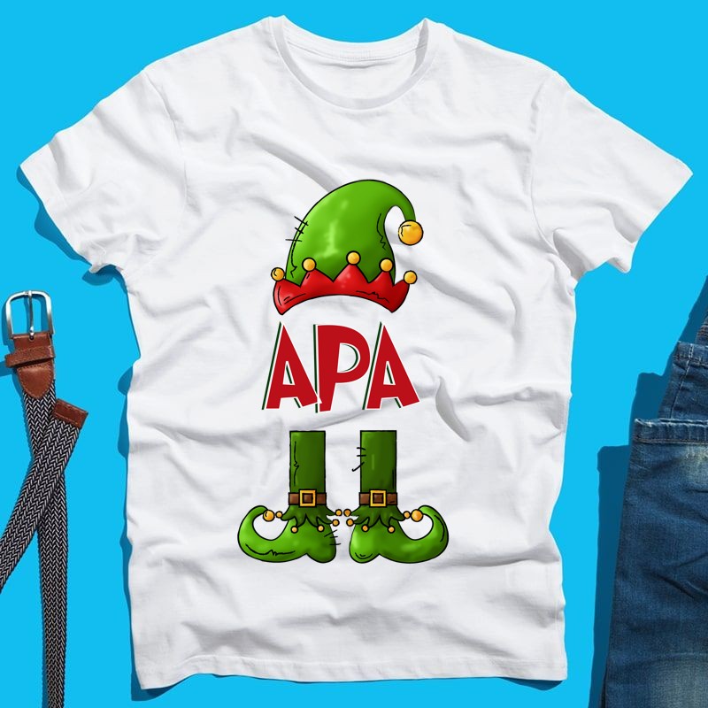 Férfi póló Apa elf