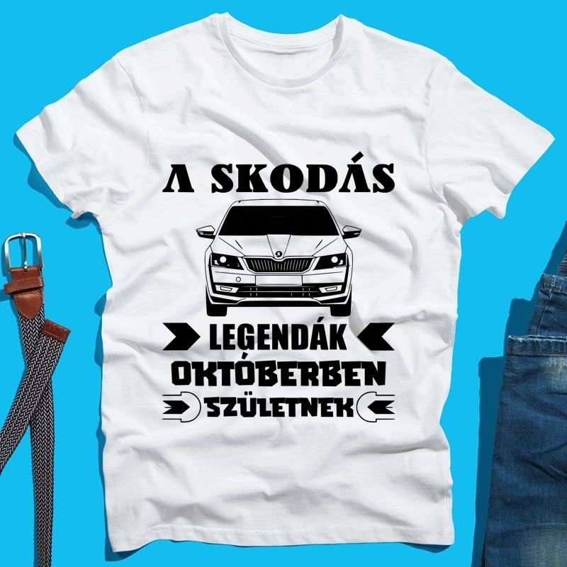 Férfi póló A skodás legendák