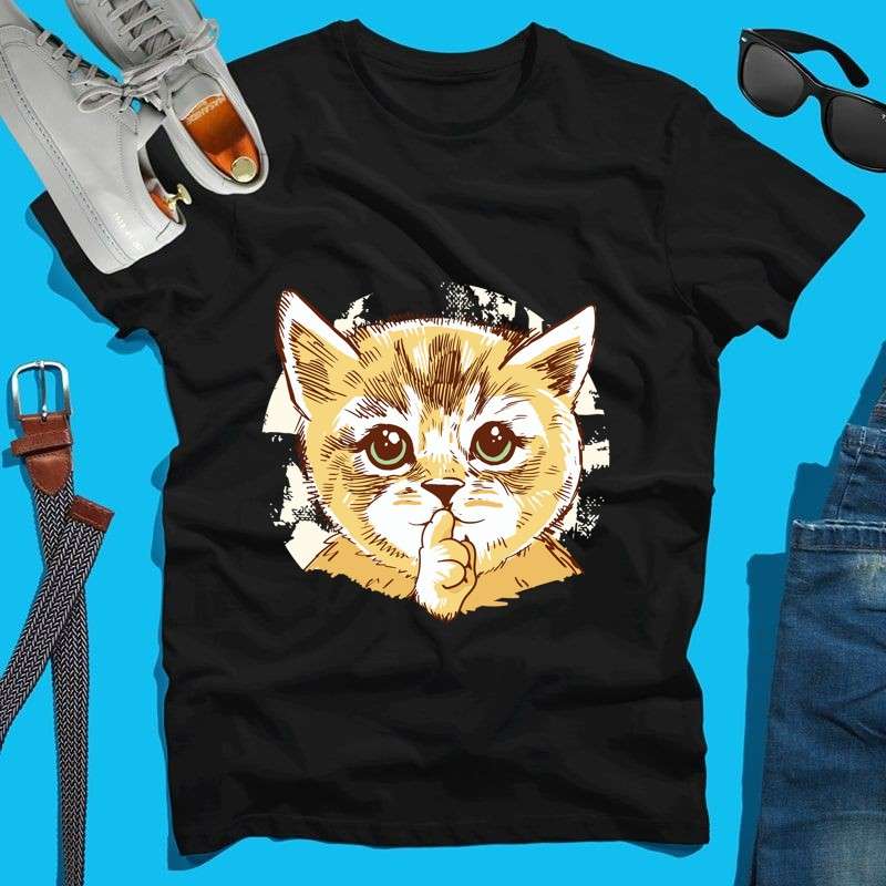 Férfi póló Silent Cat
