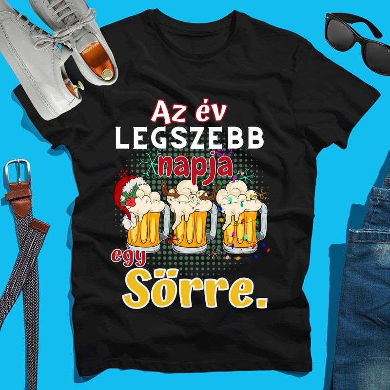 Férfi póló Az év legszebb napja
