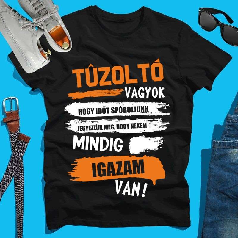 Férfi póló TŰZOLTÓ