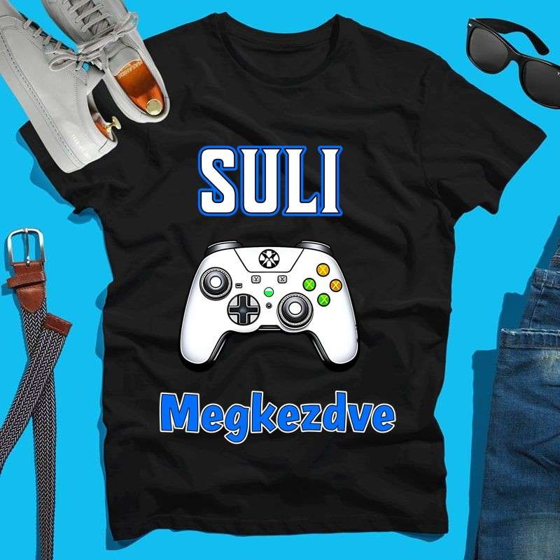 Férfi póló Suli megkezdve