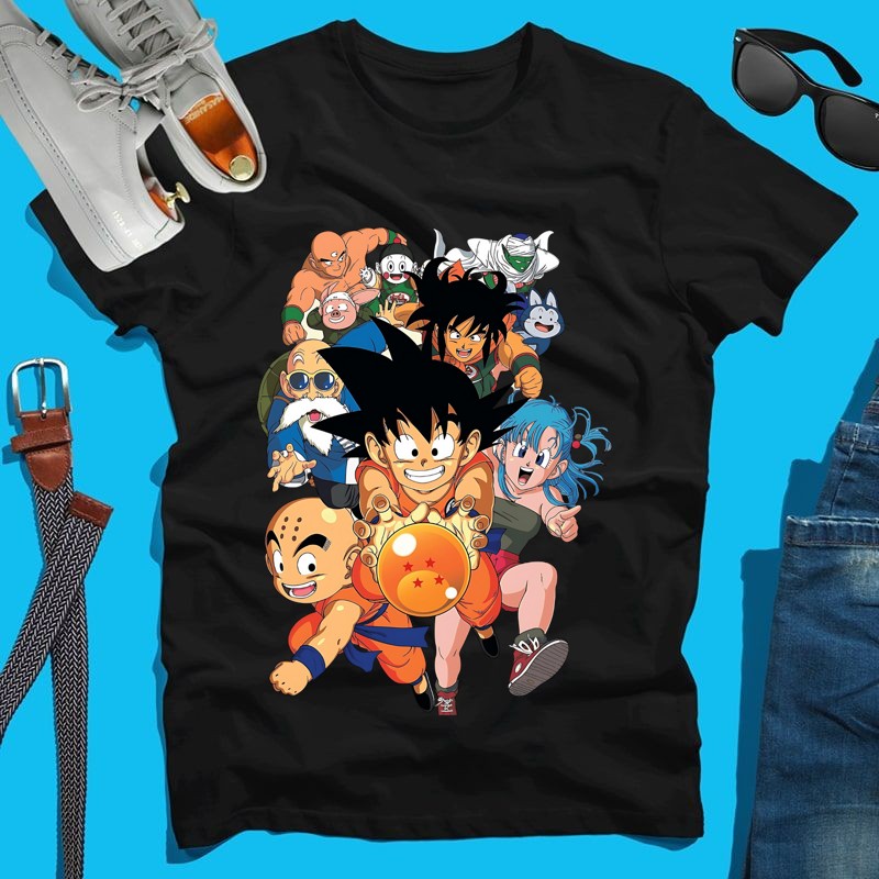 Férfi póló Goku mindenki