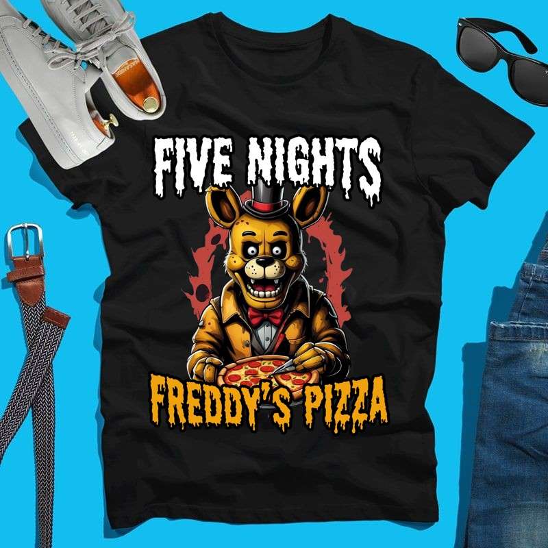 Férfi póló Freddy's pizza