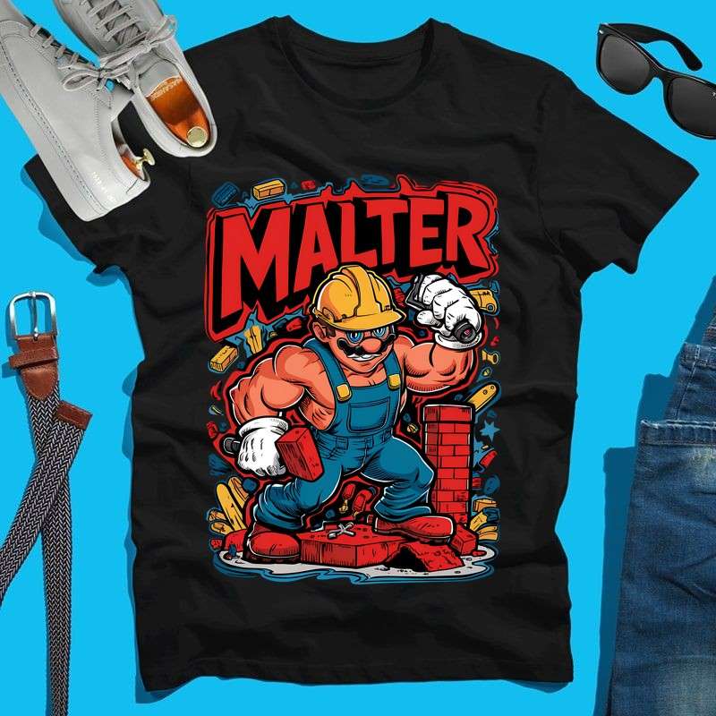 Férfi póló Malter mario