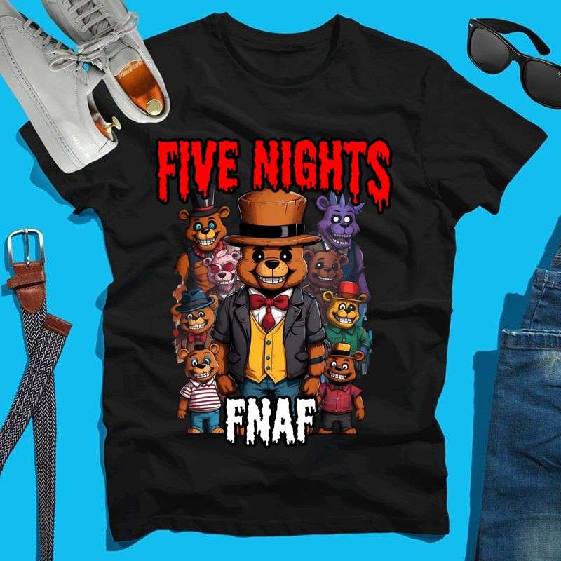 Férfi póló Five nights fnaf
