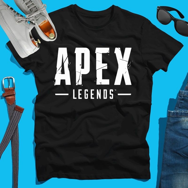 Férfi póló Apex legends fehér