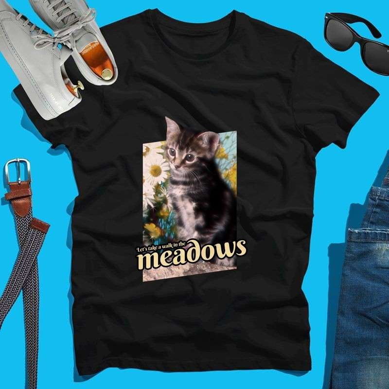 Férfi póló Fairycore Meadows Cat