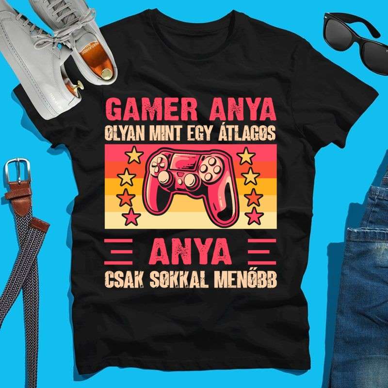 Férfi póló GAMER ANYA