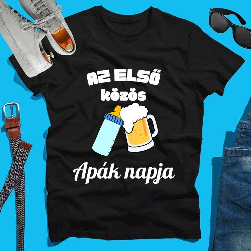 Férfi póló Az első közös apáknapja