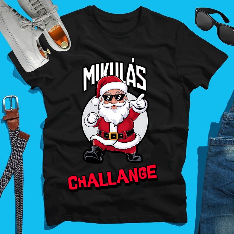 Férfi póló Mikulás challange