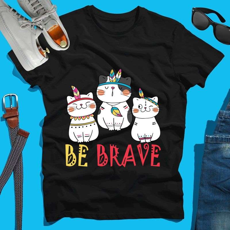 Férfi póló Be brave