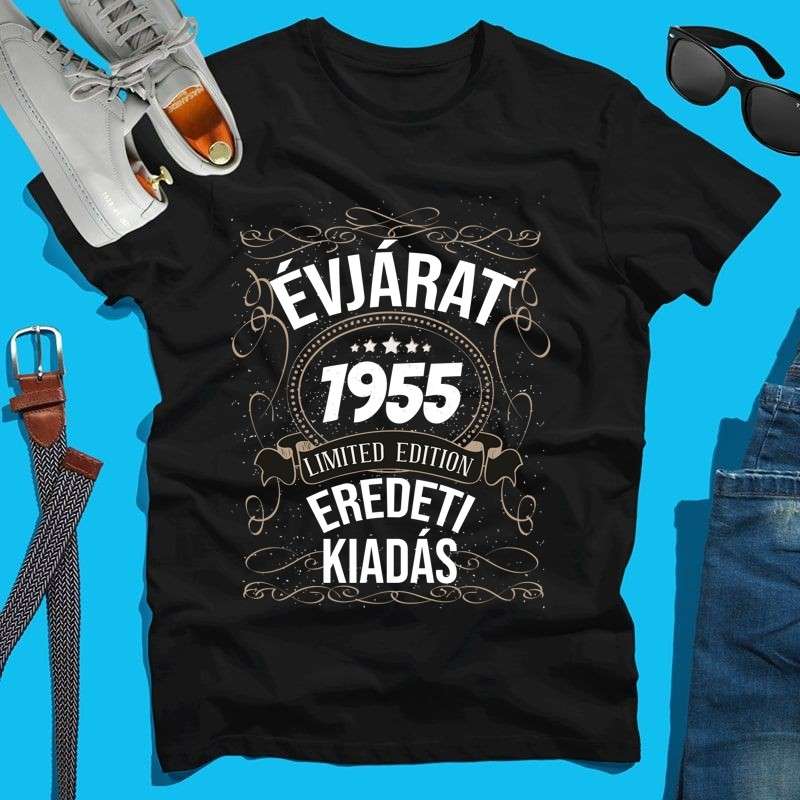 Férfi póló Eredeti kiadás évszámos szülinapi
