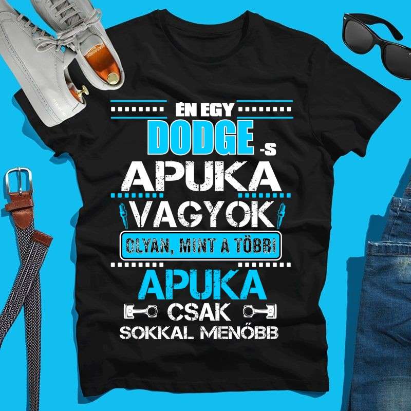 Férfi póló Dodge S apuka