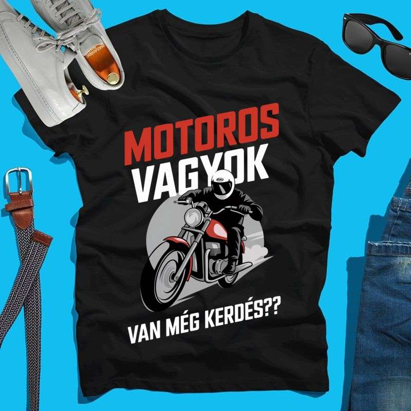 Férfi póló Motoros vagyok