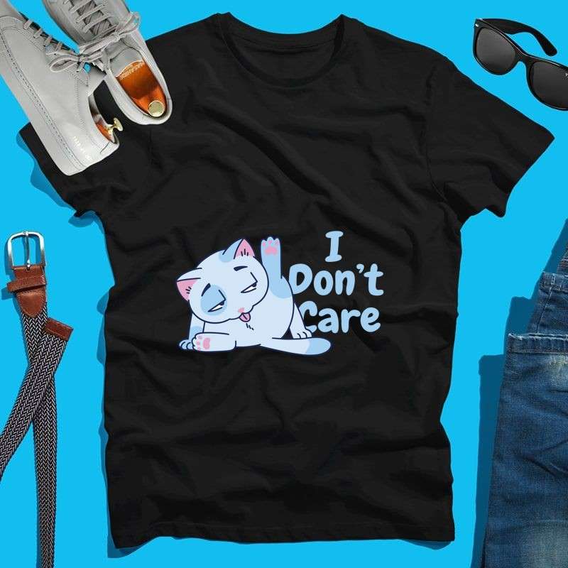 Férfi póló I don't care