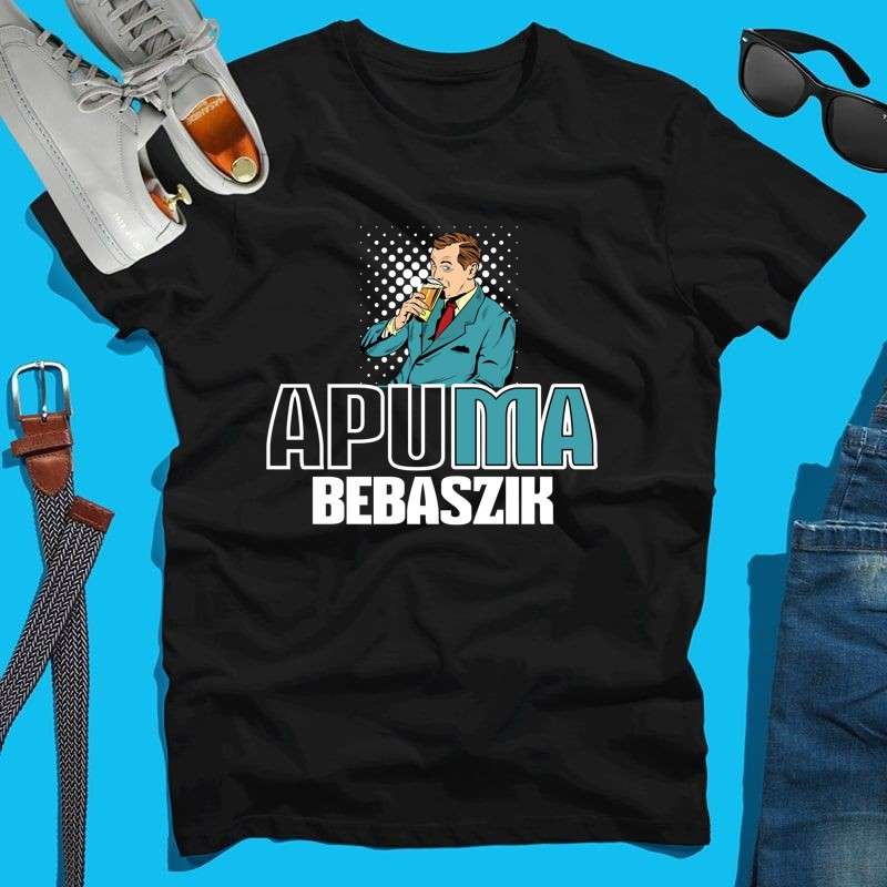 Férfi póló Apuma bebaszik színes